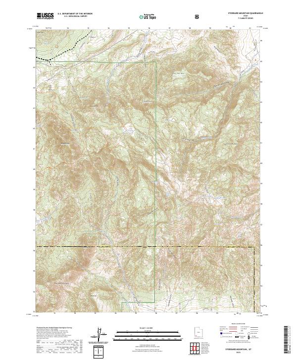 Stoddard Mountain topographic map thumbnail