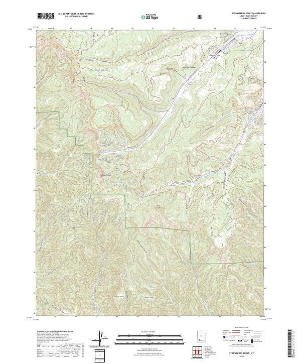 Strawberry Point topographic map thumbnail