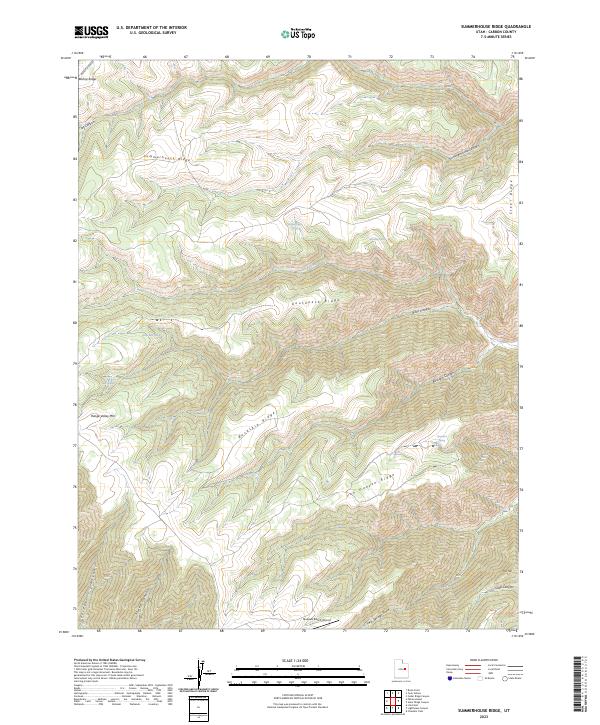 Summerhouse Ridge topographic map thumbnail