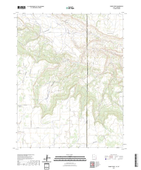Summit Point topographic map thumbnail