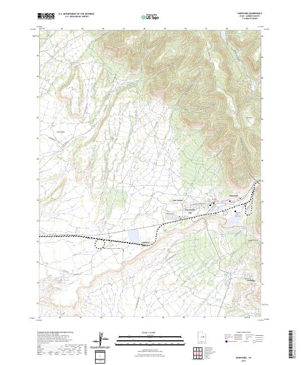 Sunnyside topographic map thumbnail