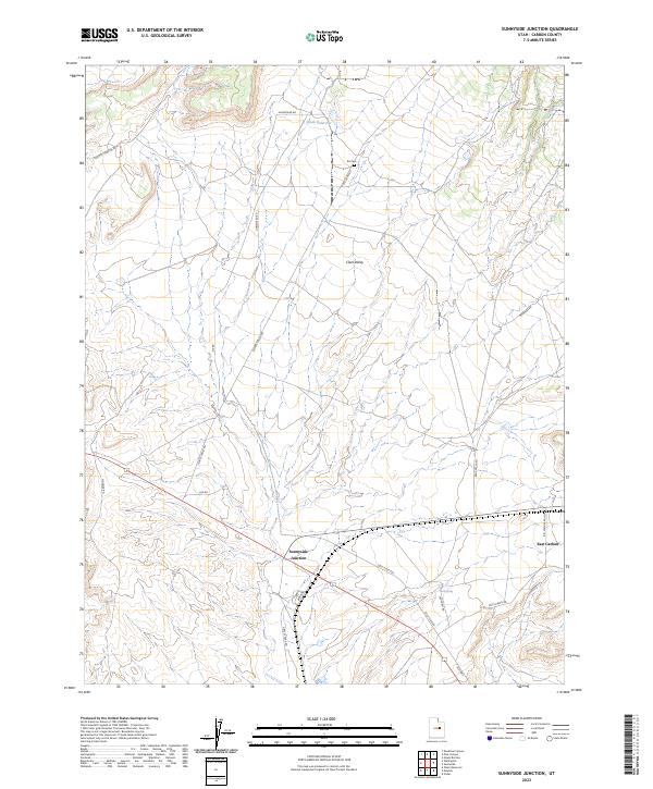 Sunnyside Junction 2023 topographic map thumbnail