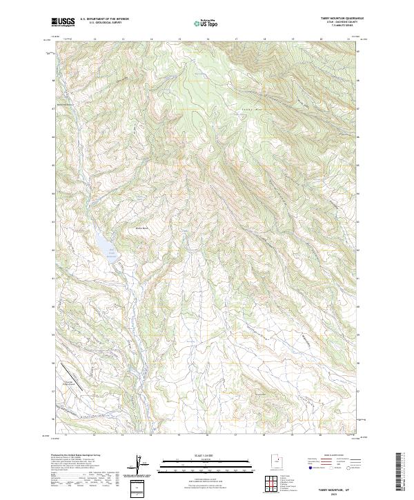 Tabby Mountain topographic map thumbnail