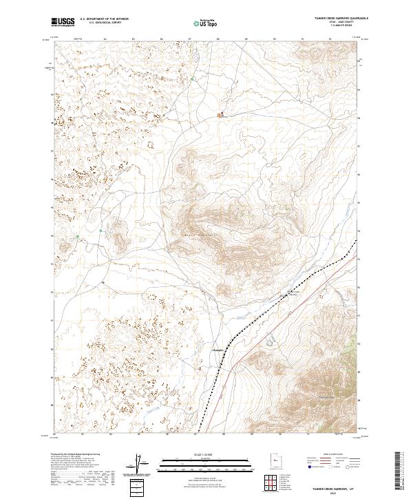 Tanner Creek Narrows topographic map thumbnail