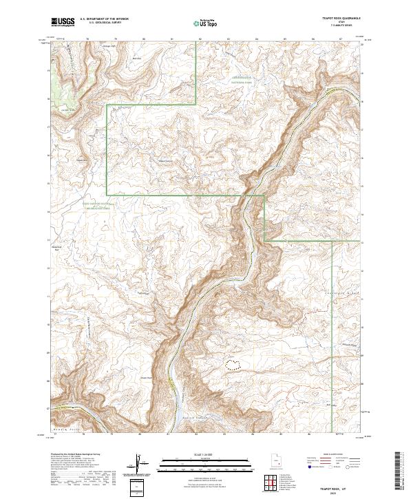 Teapot Rock 2023 topographic map thumbnail