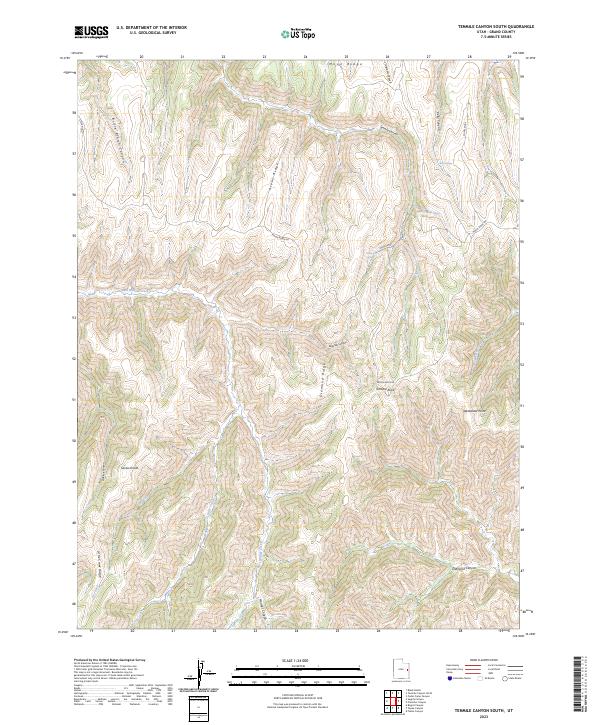 Tenmile Canyon South topographic map thumbnail