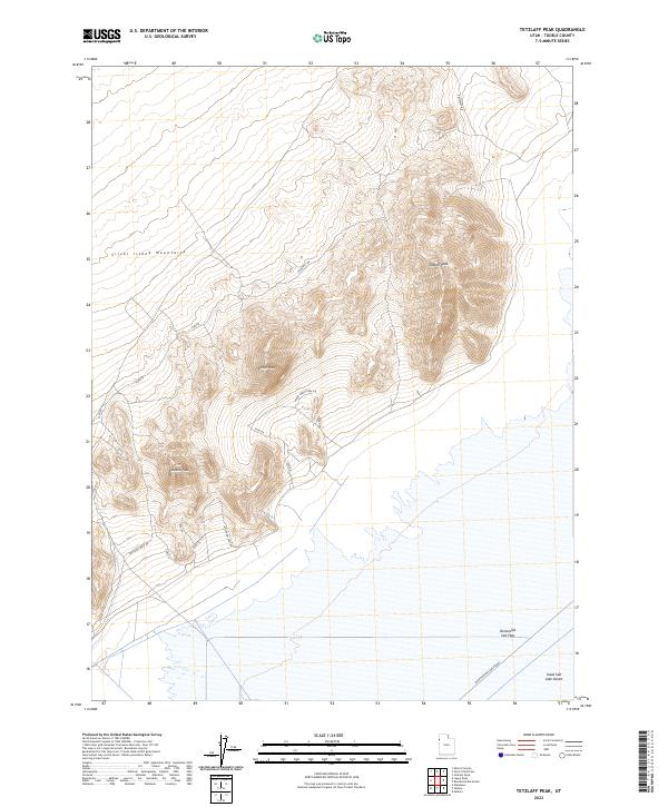 Tetzlaff Peak topographic map thumbnail