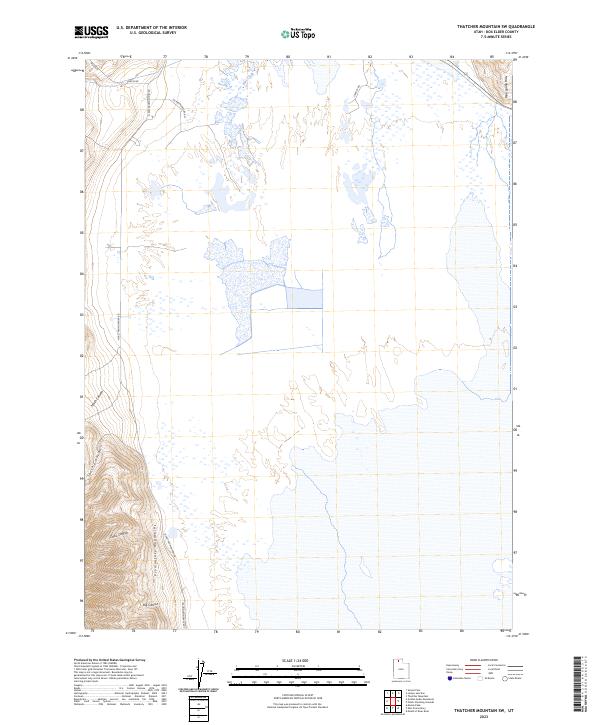Thatcher Mountain SW 2023 topographic map thumbnail