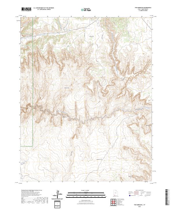The Barracks topographic map thumbnail