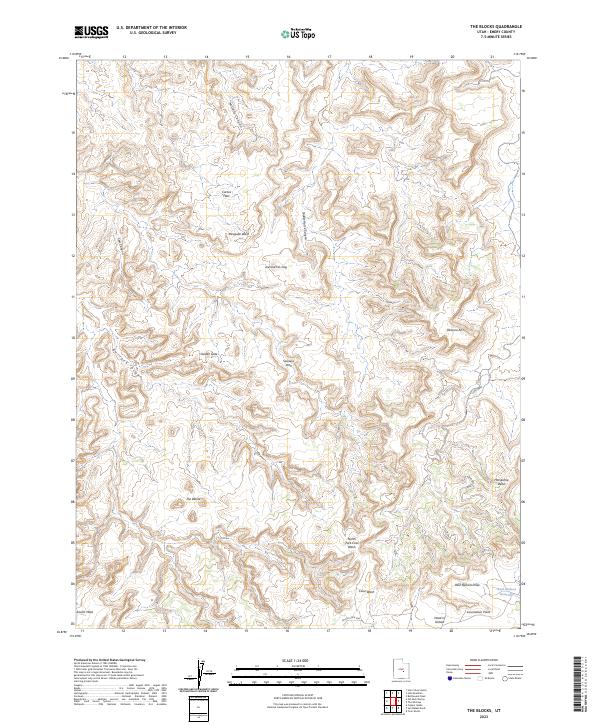 The Blocks topographic map thumbnail