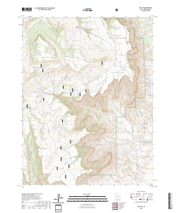 The Cap topographic map thumbnail