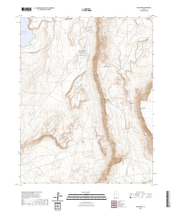 The Divide topographic map thumbnail