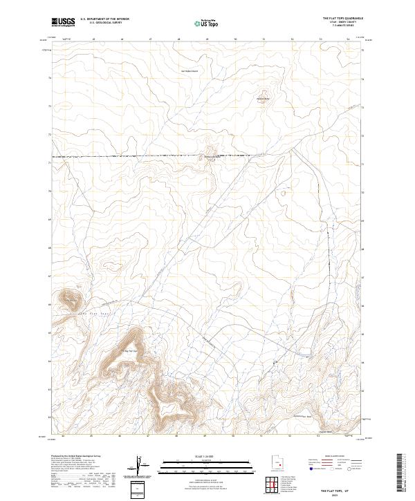 The Flat Tops 2023 topographic map thumbnail
