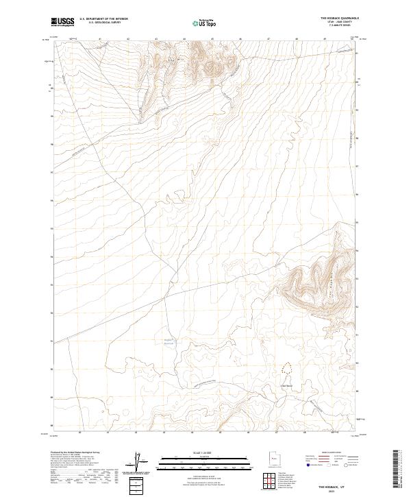 The Hogback topographic map thumbnail