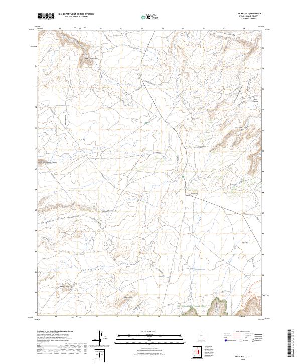 The Knoll topographic map thumbnail