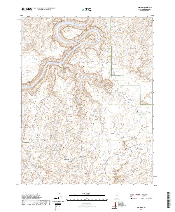 The Loop 2023 topographic map thumbnail