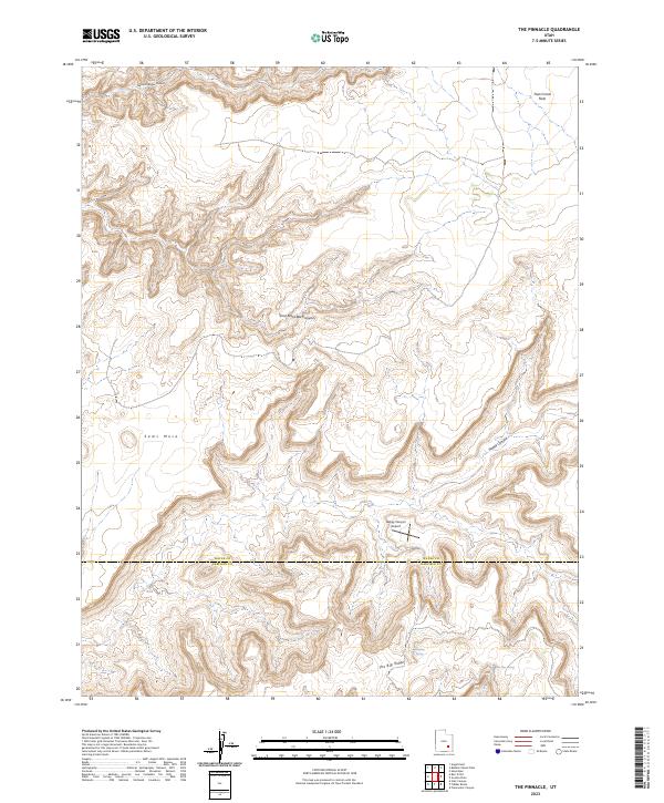 The Pinnacle topographic map thumbnail
