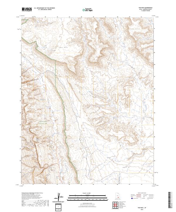 The Post topographic map thumbnail