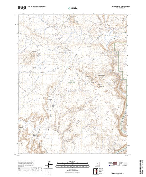 The Windows Section topographic map thumbnail