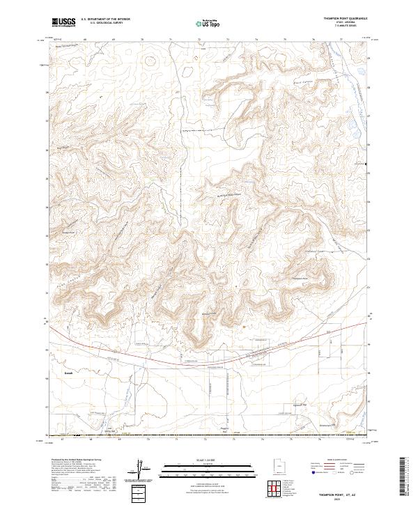 Thompson Point topographic map thumbnail