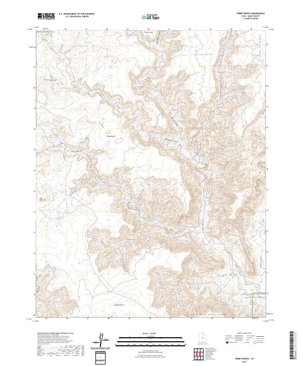 Tibbet Bench topographic map thumbnail