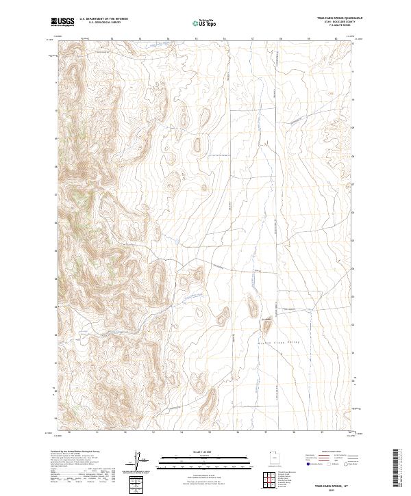 Toms Cabin Spring topographic map thumbnail