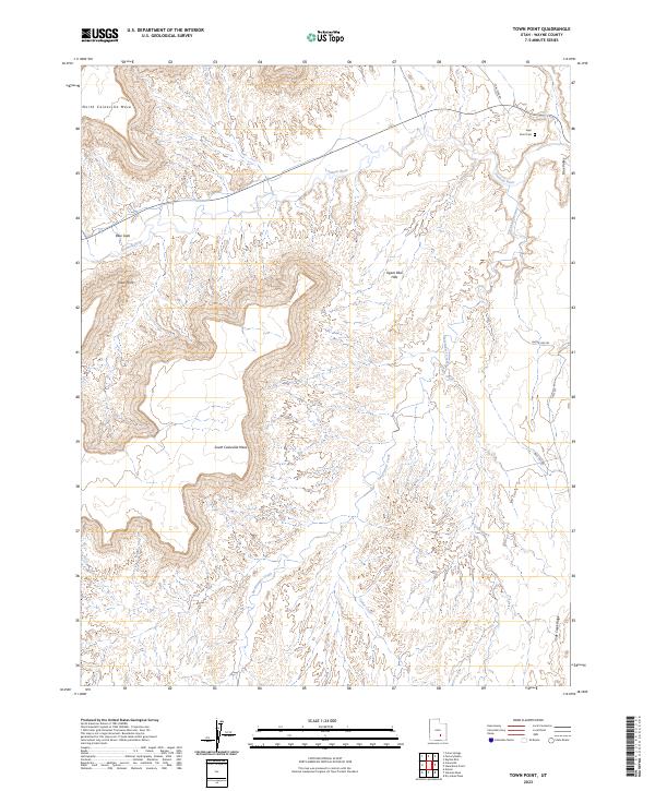 Town Point topographic map thumbnail