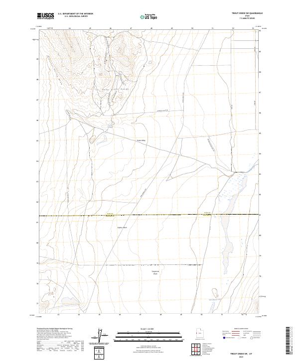 Trout Creek SW topographic map thumbnail