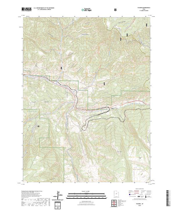 Tucker topographic map thumbnail