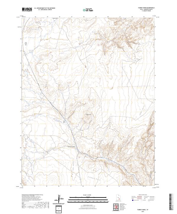 Turkey Knob 2023 topographic map thumbnail