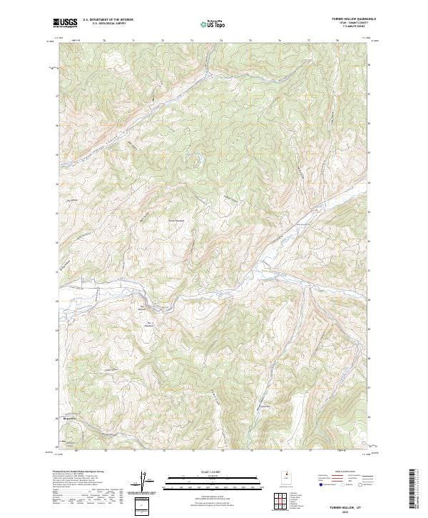 Turner Hollow topographic map thumbnail
