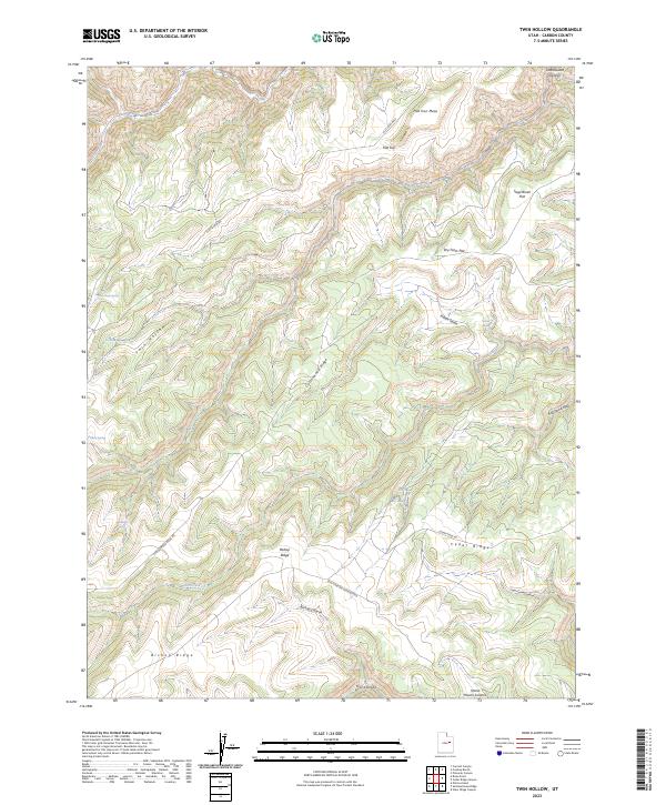 Twin Hollow topographic map thumbnail