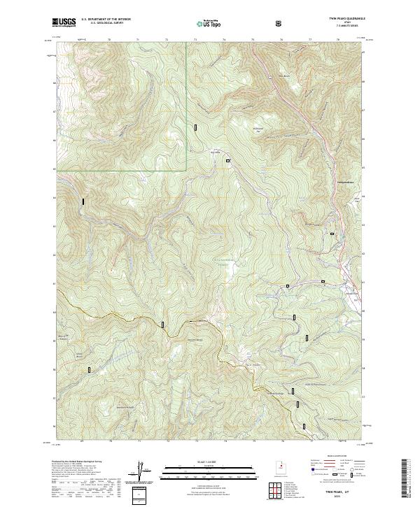 Twin Peaks topographic map thumbnail