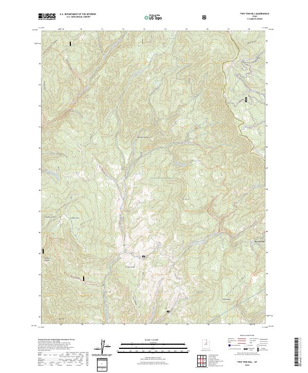 Two Tom Hill topographic map thumbnail