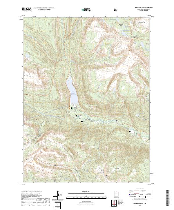 Tworoose Pass 2023 topographic map thumbnail