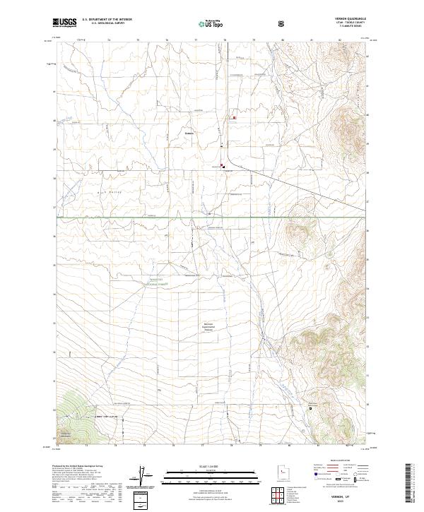 Vernon topographic map thumbnail