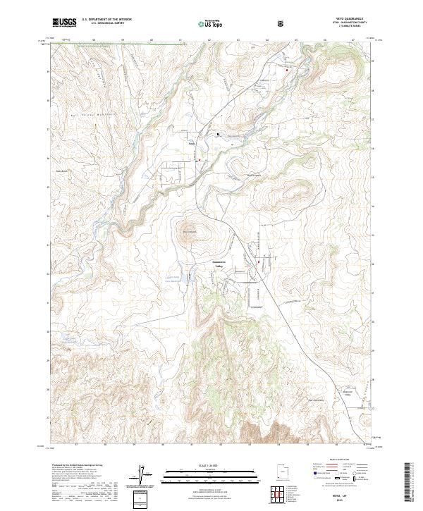 Veyo topographic map thumbnail