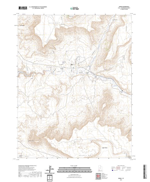 Virgin topographic map thumbnail