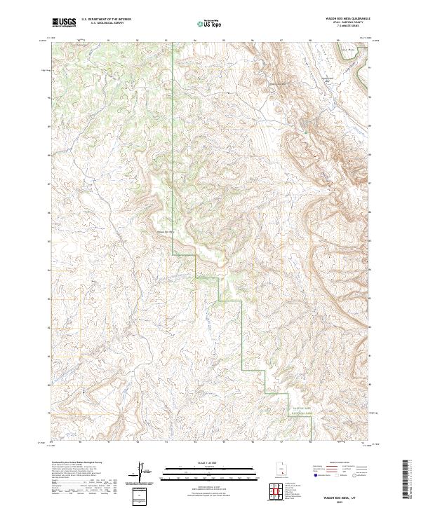 Wagon Box Mesa 2023 topographic map thumbnail