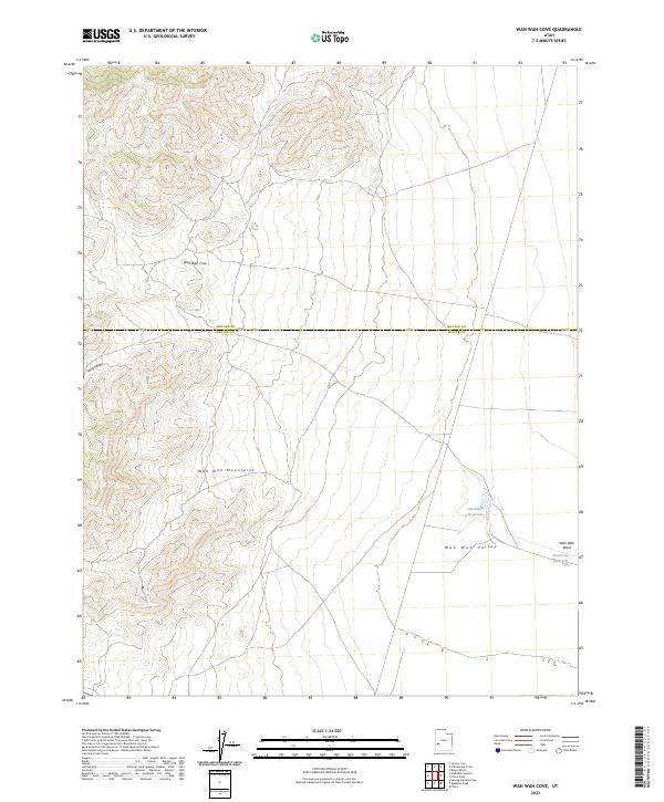 Wah Wah Cove topographic map thumbnail