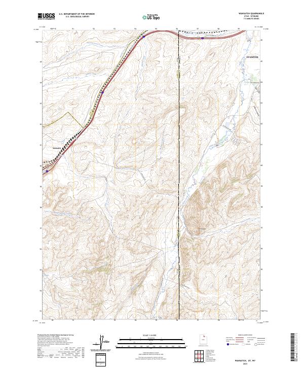 Wahsatch topographic map thumbnail