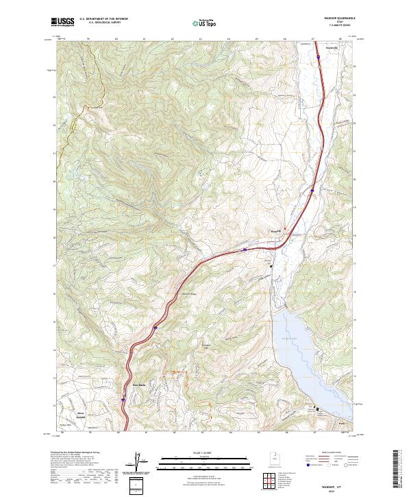 Wanship topographic map thumbnail