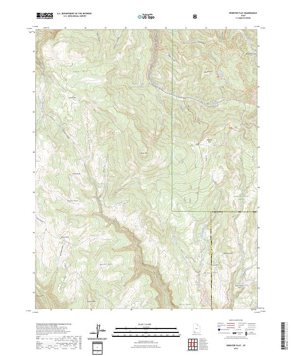 Webster Flat topographic map thumbnail