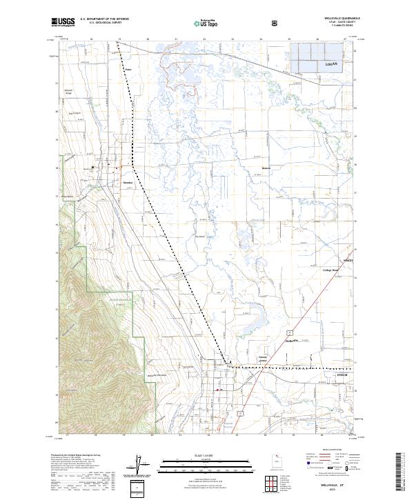 Wellsville 2023 topographic map thumbnail