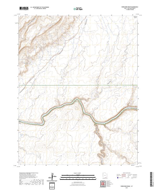 Whirlwind Draw topographic map thumbnail