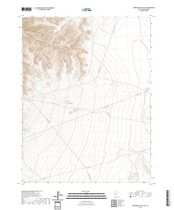 Whirlwind Valley SW topographic map thumbnail