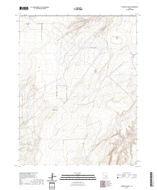Whitbeck Knoll topographic map thumbnail