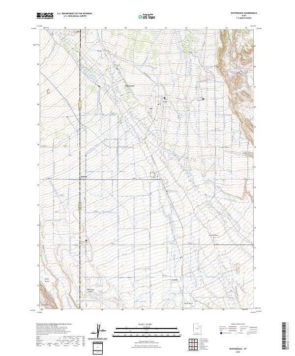 Whiterocks topographic map thumbnail