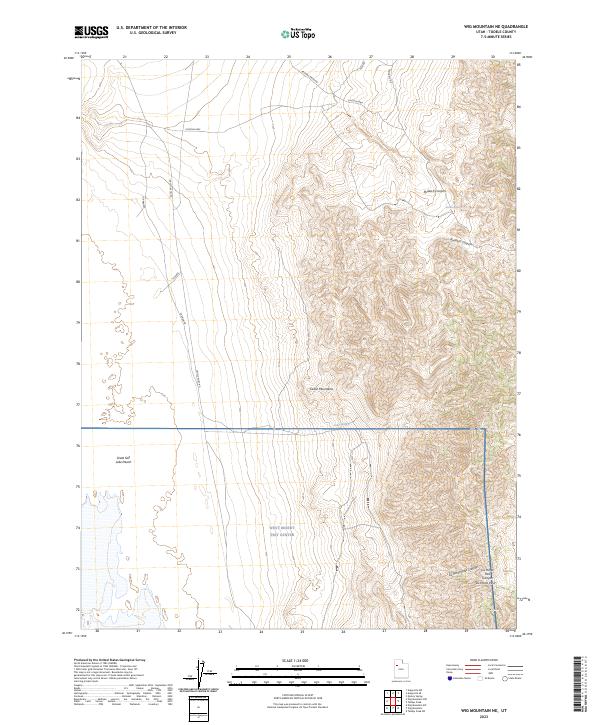 Wig Mountain NE topographic map thumbnail