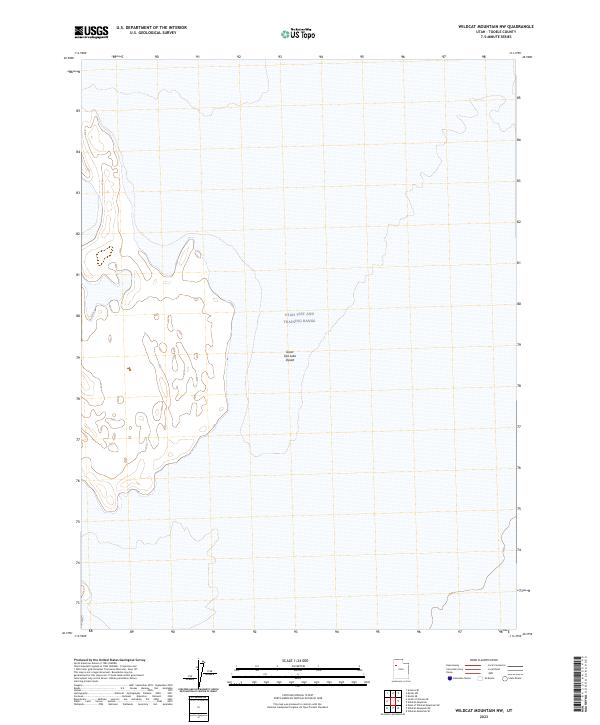 Wildcat Mountain NW 2023 topographic map thumbnail